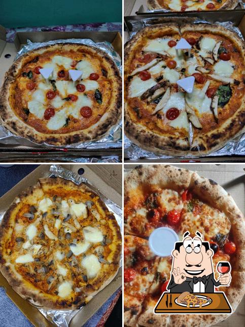 Pick different types of pizza