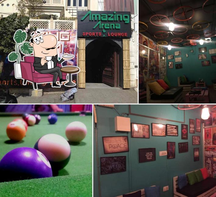 The interior of Amazing Arena