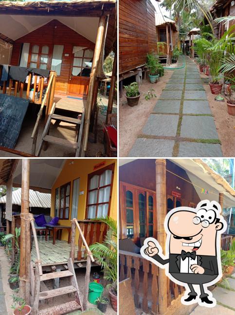 Check out how Namaste Beach Huts and Restaurant looks outside