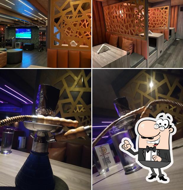The interior of Nawaabi Shisha- Cafe & Restaurant