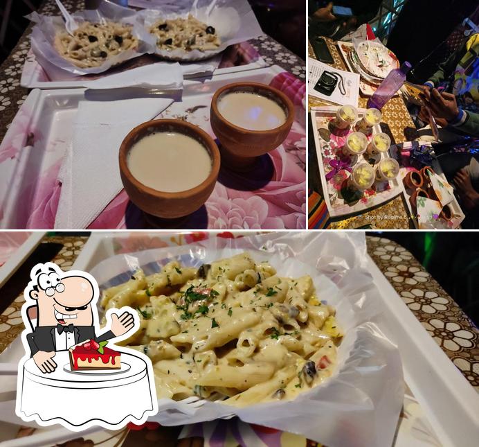 Cafe Ekante Halisahar Malancha Kalitala offers a selection of sweet dishes