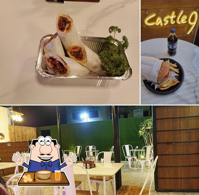 Take a look at the image showing food and interior at Cafe castle 9