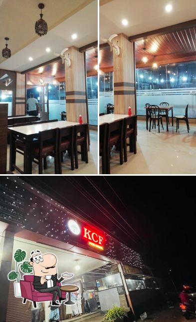 The interior of KCF Food Corner