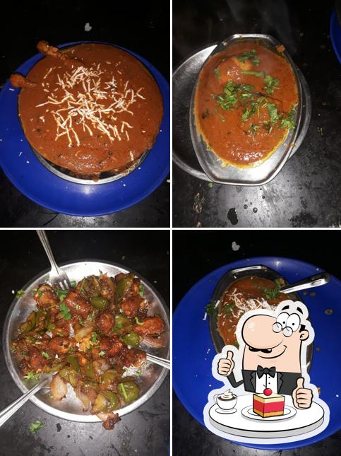 Keshri Dhaba serves a selection of sweet dishes