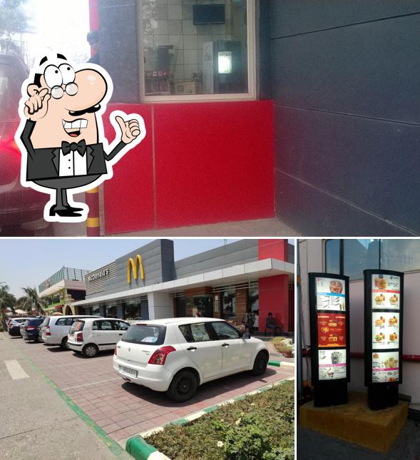 The interior of McDonald's