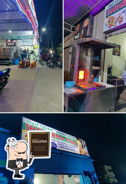 Look at the image of VEGA 9 Chicken Shawarma Point