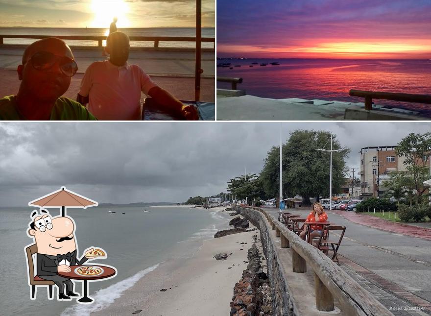 Desfrute da vista do exterior Água viva