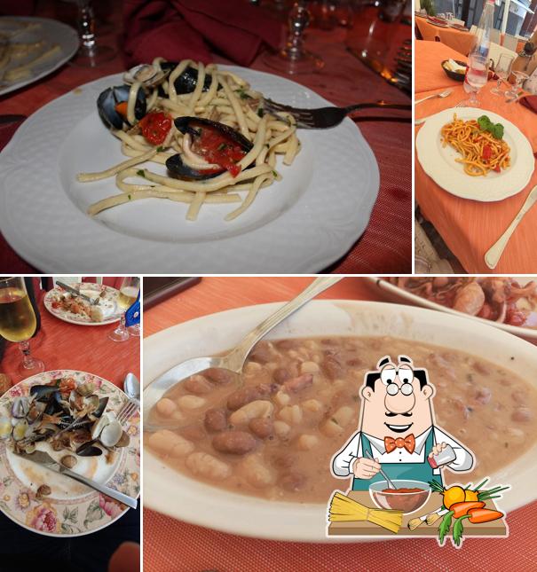 Spaghetti alla bolognese al Ristorante skizzi di mare
