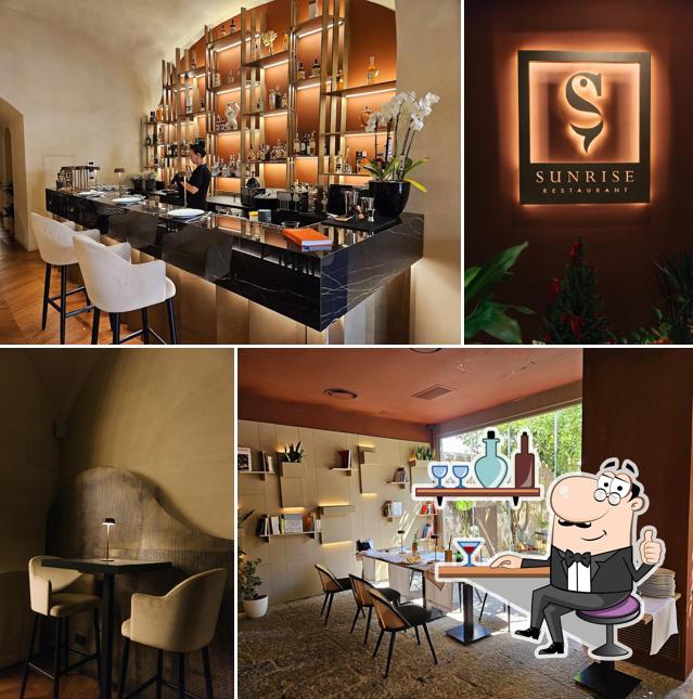 Gli interni di Sunrise Restaurant