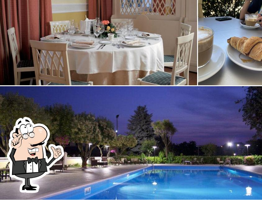 La foto di interni e bevanda da Hotel Ristorante Aeclanum