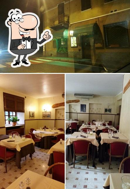 Questa è la foto che presenta la interni e esterno di La Crota San Morissi Ristorante