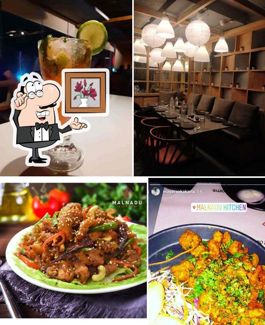 Take a seat at one of the tables at Malnadu Kitchen