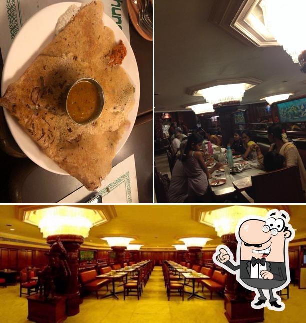 The interior of Mathura Restaurant