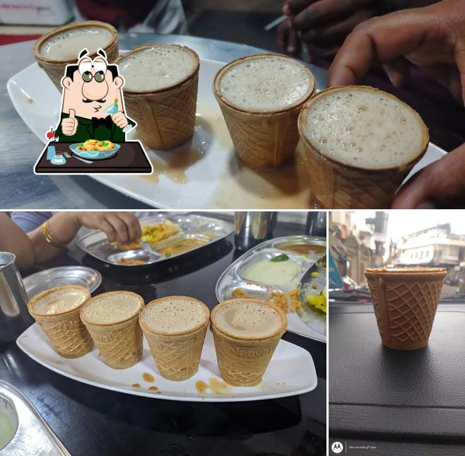 Chocolate mousse at Radhakrishna Sweets