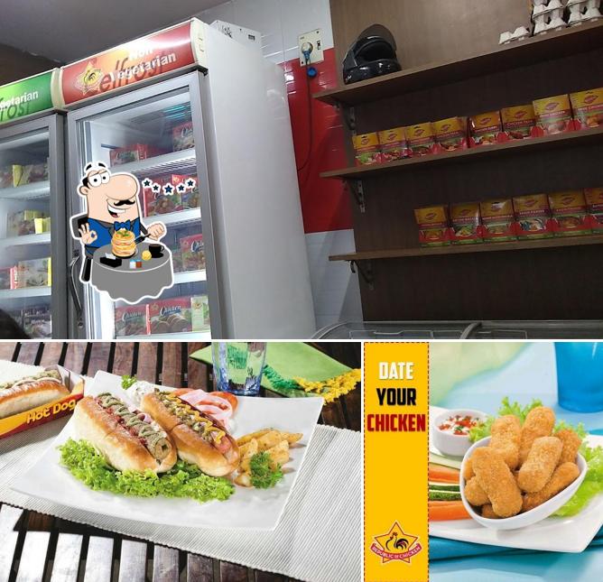 This is the image showing food and interior at Fahim Of Chicken