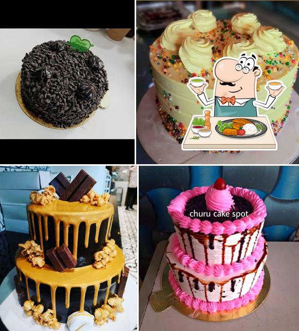 Food at Churu cake spot