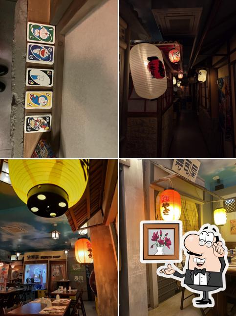 Gli interni di Ichiban Ramen