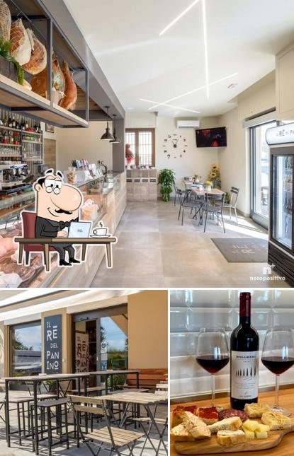 Il Re del Panino si caratterizza per la interni e vino