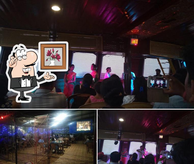 The interior of Sneak and Snack Restaurant