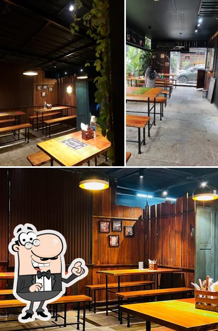 The interior of The Po’Boys Grill Athirampuzha, kottayam