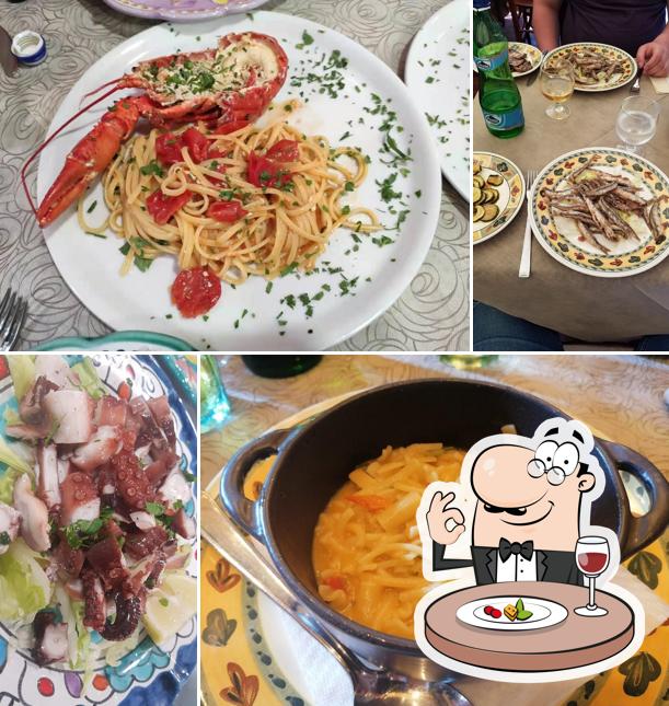 Cibo al Trattoria A Pignata