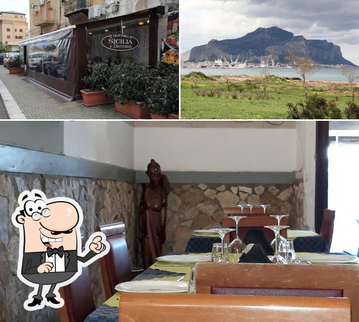 La esterno e interni del ristorante