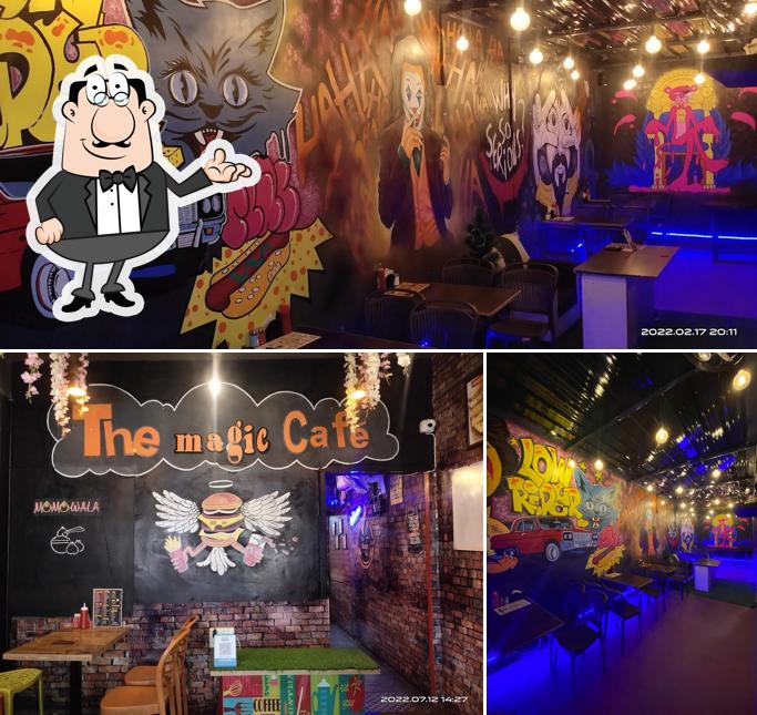The interior of The Magic Cafe