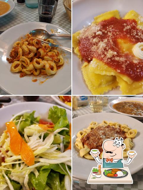 Platti al Trattoria Sabatino