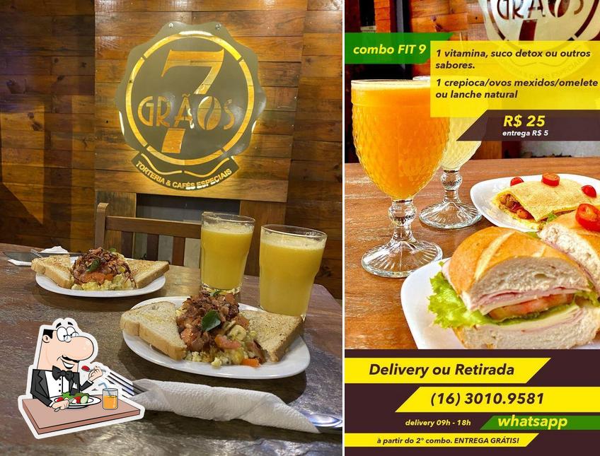 Comida em 7 Grãos Cafeteria