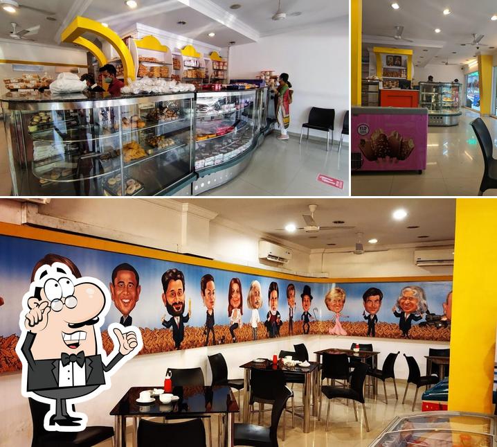The interior of Anns Bakery Santhome, Pala