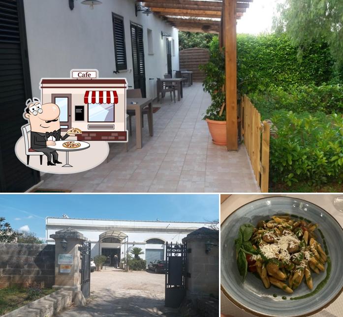 La esterno e bevanda del ristorante