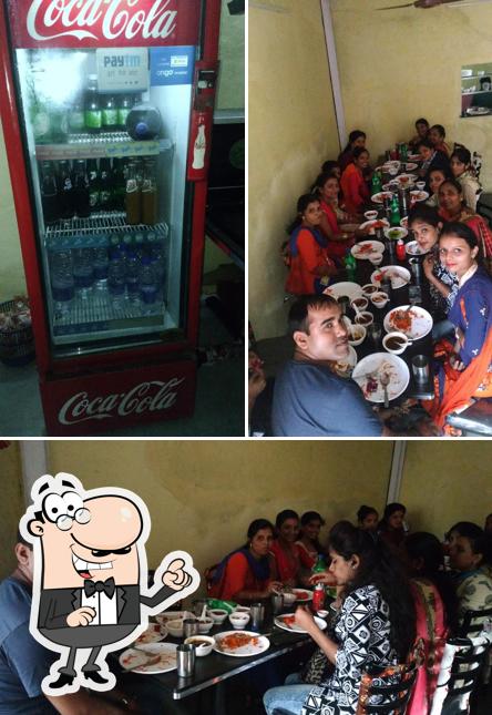 The interior of Baba Ka Dhaba