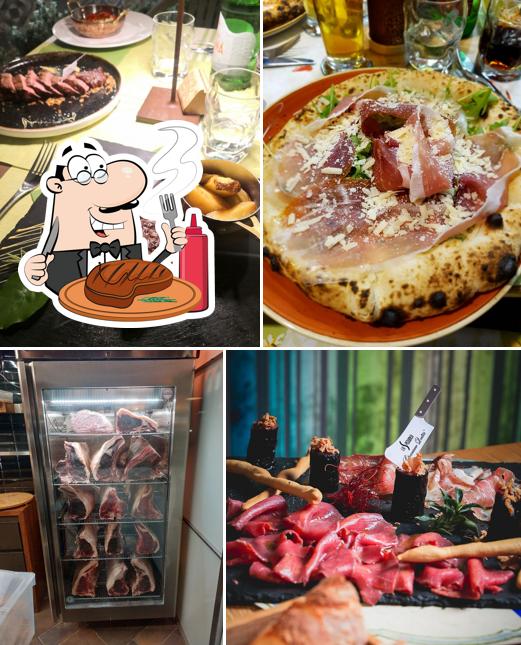 Piatti di carne vengono proposti a La Spelunca Osteria Steakhouse