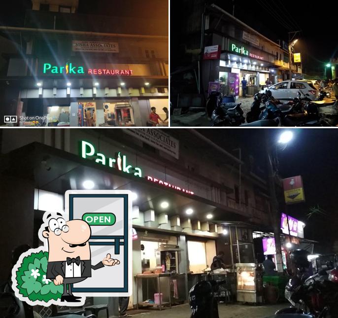 The exterior of Parika Restaurant