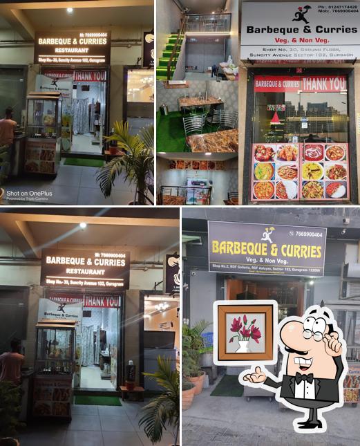 The interior of Barbeque & Curries