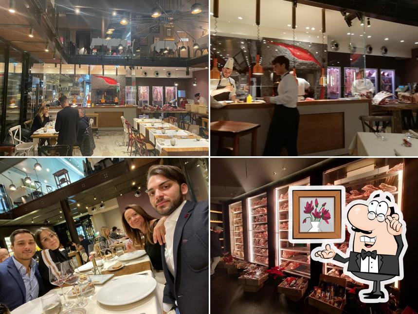 Gli interni di Braceria Bifulco