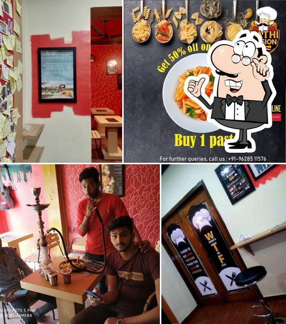 The interior of Kathi Fusion