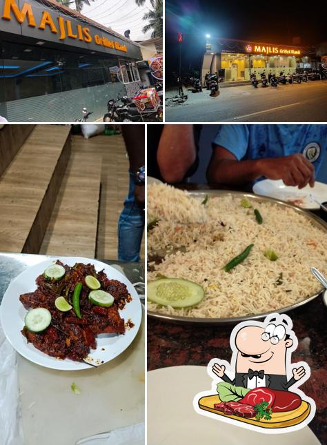 Order meat meals at Majlis grilled mandi