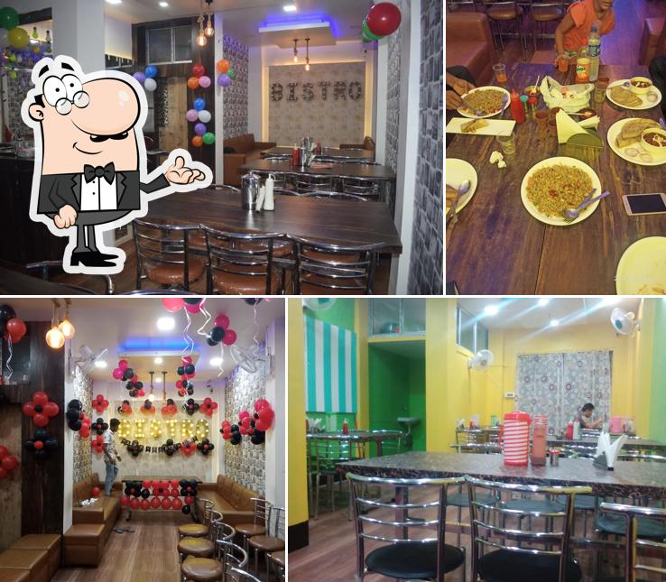 The interior of RJ Bistro