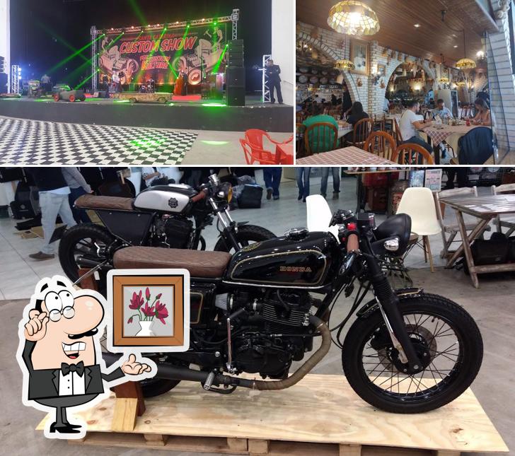 O interior do Galeteria Frassini