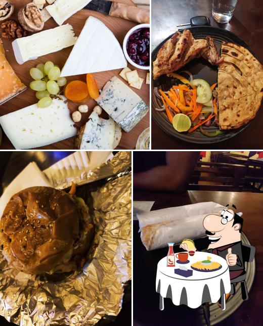 Cheese plate at Homies Restaurant