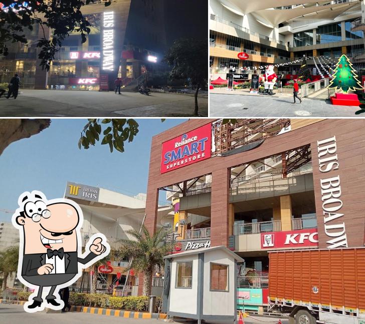Enjoy the view at the outside area of KFC