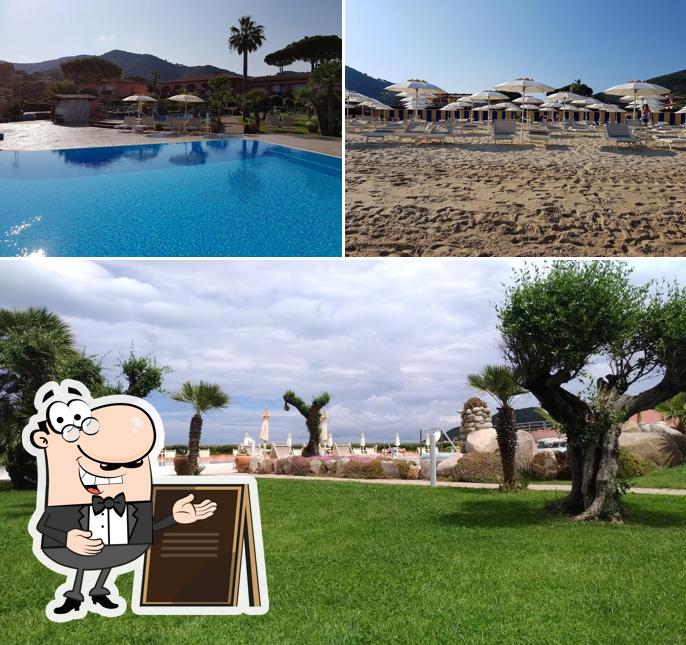 Puoi goderti l'aria fresca dal dehors di Hotel del Golfo