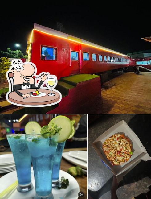 Rail coach restaurant