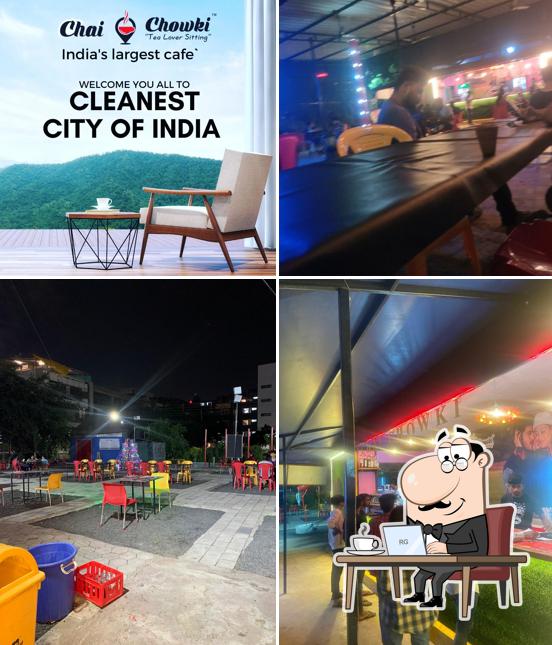 The interior of Chai Chowki