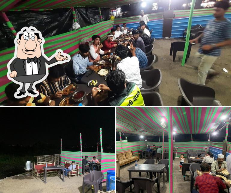 The interior of Lazeez Dhaba Kharghar
