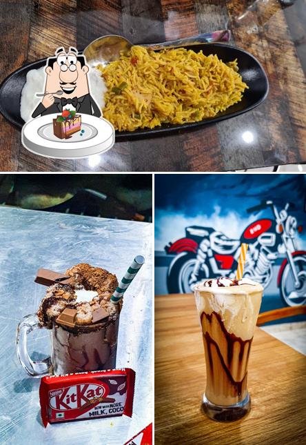 Chocolate cake at Rydentures Cafe