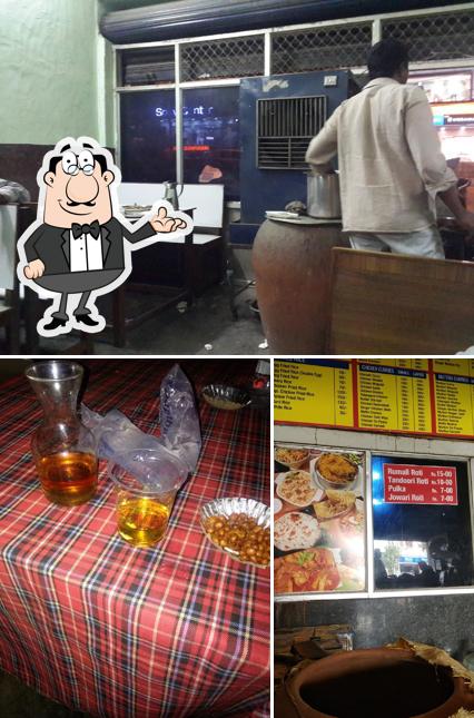 The interior of Sri Lalitha Fast Food Centre