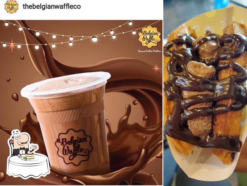The Belgium Waffles & Deserts offers a variety of sweet dishes