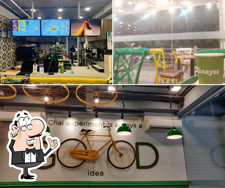 Check out how Chaayos Cafe at Green Glen Layout looks inside